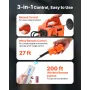 3-in-1 Electric Hoist Winch, 500 kg Capacity, 1500W Portable Electric Power Winch, 7.6 m Lifting Height, 5 m/min with Manual, Wi