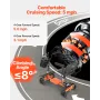 4-Wheel Folding Mobility Scooter for Adults & Seniors, 120kg Loading Electric Mobility Scooter, All-Terrain Travel Wheelchair wi