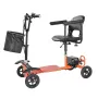 VEVOR 4-Wheel Folding Mobility Scooter for Adults & Seniors, 120kg Loading Electric Mobility Scooter, All-Terrain Travel Wheelch