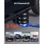 Air Jack, 3 Ton Triple Bag Air Jack, Airbag with Six Steel Pipes, Lift Up to 450 mm, 1-6 s Fast Lifting Pneumatic with Long Hand