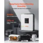 4000W Hybrid Solar Inverter, 24V DC til 230V AC, Pure Sine Wave