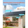 4000W Hybrid Solar Inverter, 24V DC til 230V AC, Pure Sine Wave