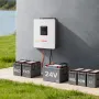 4000W Hybrid Solar Inverter, 24V DC til 230V AC, Pure Sine Wave