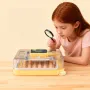 48 ægkuvøse, automatisk ægdrejer med LED-lys, temperaturdisplay