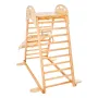 VEVOR Indoor Playground Jungle Gym, 4-in-1 Wooden Indoor Playground Climbing Toys for Kids, Montessori Toddlers Climber Playset 