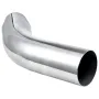 Elbow Exhaust Tip, 101.6mm Inlet, 127mm Outlet, 584mm Overall Length, Chrome Turn Down Exhaust Tip with Clamp for Truck, Sedan, 