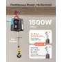 VEVOR 2-in-1 Electric Hoist Winch, 500 kg Capacity, 1500W Portable Power Winch Crane, 7.6 m Lifting Height, 5 m/min with Manual 