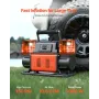 Dual-Cylinder Heavy Duty Air Compressor, 300L/min Auto-Stop Portable Tire Inflator, 12V 150PSI Offroad Air Pump with LCD Digital
