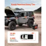 Dual-Cylinder Heavy Duty Air Compressor, 300L/min Auto-Stop Portable Tire Inflator, 12V 150PSI Offroad Air Pump with LCD Digital