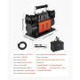 VEVOR Dual-Cylinder Heavy Duty Air Compressor, 300L/min Auto-Stop Portable Tire Inflator, 12V 150PSI Offroad Air Pump with LCD D