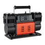 Dual-Cylinder Heavy Duty Air Compressor, 300L/min Auto-Stop Portable Tire Inflator, 12V 150PSI Offroad Air Pump with LCD Digital