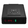 Gun Safe, Pistol Handgun Drawer Safe with Fingerprint/Password/Key, 3-Way Quick Access Firearm Case Drawer with Screen for 2 Pis