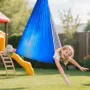 VEVOR Sensory Swing, Double-Layer Fabric Sensorys Hammock, Indoor & Outdoor Sensory Swing with 360° Swivel Hanger, O-Sling, Hold