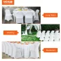 Stretch Spandex Folding Chair Covers, Universal Fitted Chair Cover, Removable Washable Protective Slipcovers, for Wedding, Holid