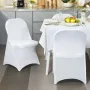 Stretch Spandex Folding Chair Covers, Universal Fitted Chair Cover, Removable Washable Protective Slipcovers, for Wedding, Holid