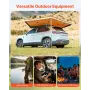 270 Degree Awning, 4.9 ㎡ Driver Side Vehicle Awning, Waterproof UV50+ Car Side Awnings with Carry Bag, All-Weather Free-Standing