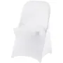 Stretch Spandex Folding Chair Covers, Universal Fitted Chair Cover, Removable Washable Protective Slipcovers, for Wedding, Holid