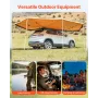 VEVOR 270 Degree Awning, 12.4 ㎡ Driver Side Vehicle Awning, Waterproof UV50+ Car Side Awnings with Carry Bag, All-Weather Free-S