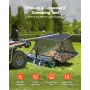 VEVOR 26.7 cm Tow Behind Lawn Sweeper, 26 cu.ft. Large Yard Sweeper, Adjustable Sweeping Height, Heavy Duty Leaf & Grass Collect