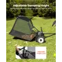 26.7 cm Tow Behind Lawn Sweeper, 26 cu.ft. Large Yard Sweeper, Adjustable Sweeping Height, Heavy Duty Leaf & Grass Collector wit