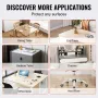 Clear Table Cover Protector, 12" x12"/305 x 305 mm Table Cover, 1.5 mm Thick PVC Plastic Tablecloth, Waterproof Desktop Protecto