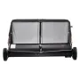 26.7 cm Tow Behind Lawn Sweeper, 26 cu.ft. Large Yard Sweeper, Adjustable Sweeping Height, Heavy Duty Leaf & Grass Collector wit