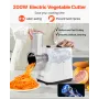 Electric Cheese Grater Salad Maker, 200W Salad Shooter, Electric Vegetable Slicer Shredder Chopper for Fruits with 5 Attachments