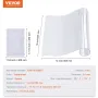 Clear Table Cover Protector, 12 "X12"/305 x 305 mm borddæksel