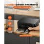 Electric Pizza Oven, 304.8mm Countertop Pizza Oven, 25 to 300℃ Temp Range, 1450W Indoor Pizzas Maker w/Timing & Temp Control, Pi