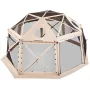 Pop up Gazebo Screen Telt, 4,57 x 4,57 m, 13-sidet sfærisk