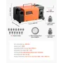 VEVOR Drill Bits Sharpener MR-13A, 3-15mm Drill Bit Grinder Sharpener with 95°-135° Adjustable Point Angle, 4600RPM High Speed R