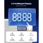 Commercial Ice Maker Machine, 204KG/24H Ice-Making Machine with 113KG Stainless Steel Storage Bin, Auto Self-Cleaning Ice Maker 