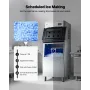 kommerciel ismaskine, 204KG/24H ismaskine med 113KG