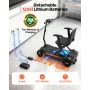 4-Wheel Electric Mobility Scooter for Adults & Seniors, Integrated Automatic Folding Mobility Scooter with Remote Control, NFC K