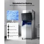 kommerciel ismaskine, 250 kg/24 timers ismaskine med 136 kg