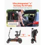 4-Wheel Electric Mobility Scooter for Adults & Seniors, Integrated Foldable Mobility Scooter with 15KM Long Range, All Terrain T
