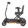 4-Wheel Electric Mobility Scooter for Adults & Seniors, Integrated Foldable Mobility Scooter with 15KM Long Range, All Terrain T