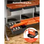 Chicken Nesting Boxes, 10 Compartments, with Support Legs, Easy Egg Collection, Galvanized Steel and High-Strength Plastic, Roll