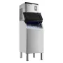 VEVOR Commercial Ice Maker Machine, 136KG/24H Ice-Making Machine with 136KG Stainless Steel Storage Bin, Auto Self-Cleaning Ice 