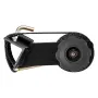 Ladder Rack Ratchet Straps, Black Square Tube Mount, 38 mm Wide x 2.25 m Long Black Ladder Rack Straps with Double J-Hooks, 226.