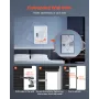 0,83 sq.ft vægsafe, 3-trins skjult vægskab med adgangskode
