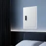 0.83 sq.ft Wall Safe, 3-Tier Hidden Wall Safe with Password, Key & Turning Knob, Q235 Cold-Rolled Steel In-Wall Box with Adjusta