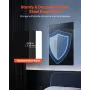 Wall Safe, 3-tiers Hidden Wall Safe med fingeraftryk