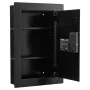 VEVOR Wall Safe, 3-Tier Hidden Wall Safe with Fingerprint, Password, Key & Turning Knob, Q235 Cold-Rolled Steel In-Wall Box with