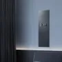 Wall Safe, 4-Tier Hidden Wall Mounted Gun Safe with Password & Key, Q235 Cold-Rolled Steel In-Wall Box with LED Lighting, 3 Adju