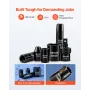 1/2 i Drive Impact Socket Sæt, 39 stykker, 6 Point Deep &