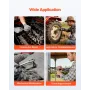 1/2 in Drive Impact Socket Set, 39 Piece, 6 Point Deep & Shallow Impact Sockets, Metric 9 to 30 mm, Cr-V Steel High Durability, 