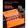 Drill Bits Sharpener MR-13D, 3–13mm Professional Drill Bit Grinder with Adjustable Lip Relief Angle, Front Cutting Lip & 95°-135