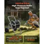Water Hose Reel Cart, 6096/9144 cm High-Pressure Garden Hose Cart, Hoses Reel Carts with Two Wheels, Handle & Heavy-Duty Mesh St