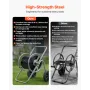 Water Hose Reel Cart, 6096/9144 cm High-Pressure Garden Hose Cart, Hoses Reel Carts with Two Wheels, Handle & Heavy-Duty Mesh St